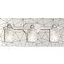7_Crystal Kay 24 1/2" Wide Chrome 3-Light Bath Light more views