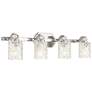 1_Crystal Kay 32" Wide Chrome 4-Light Vanity Bath Light