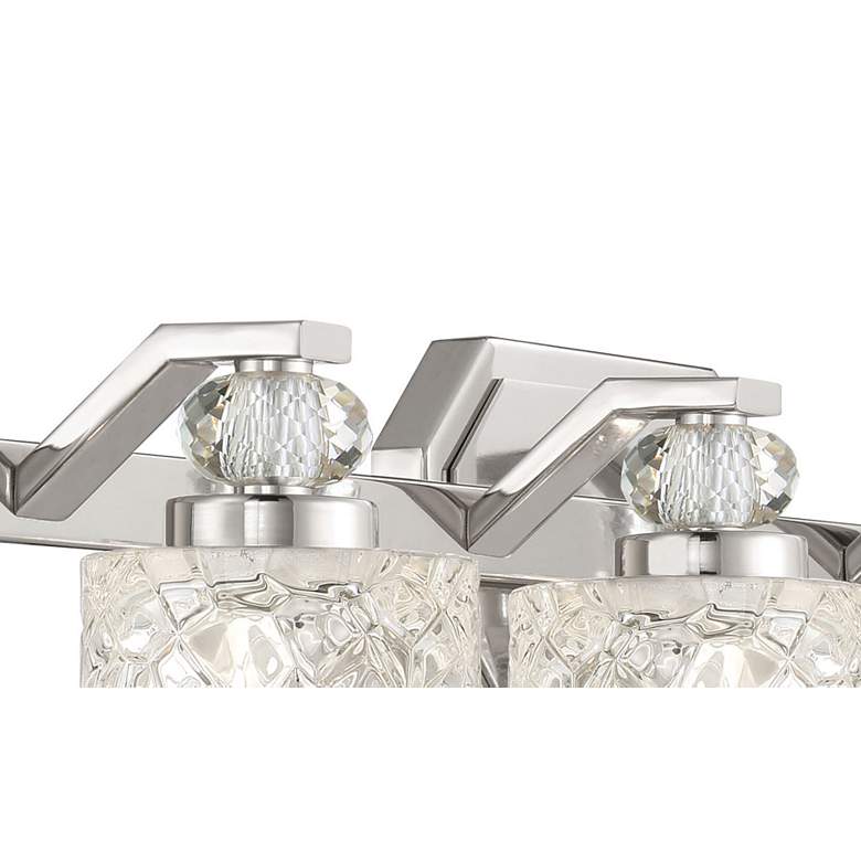 Image 6 Crystal Kay 32" Wide Chrome 4-Light Vanity Bath Light more views