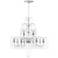 Crystal Rain 33"W Crystal Chandelier with LED Canopy