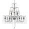 Crystal Rain Collection 33" Wide Large Crystal Chandelier