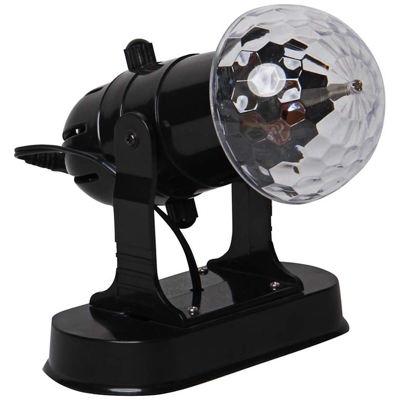 Image 1 Crystal Spot Light Black Battery-Operated Party Projector