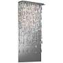 Crystalline Icicles 26" High Stainless Steel Wall Sconce by Schonbek
