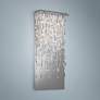 Crystalline Icicles 26" High Stainless Steel Wall Sconce by Schonbek