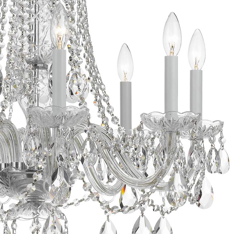 Image 3 Crystorama 26 inch Polished Chrome 8-Light Traditional Crystal Chandelier more views