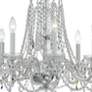 5_Crystorama 26" Polished Chrome 8-Light Traditional Crystal Chandelier more views