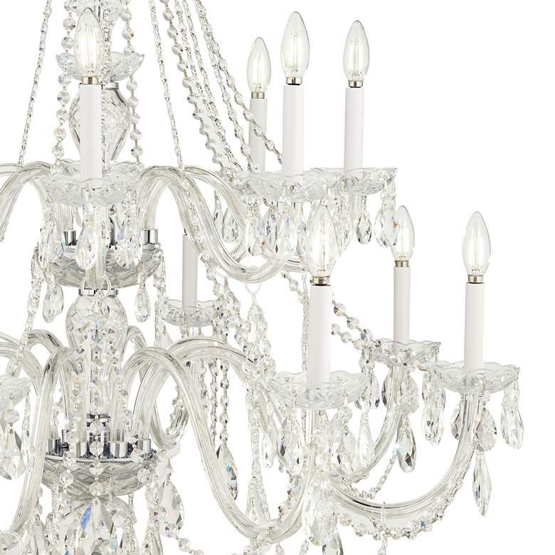 Image 3 Crystorama 37 inch Wide Chrome 16-Light Traditional Crystal Chandelier more views