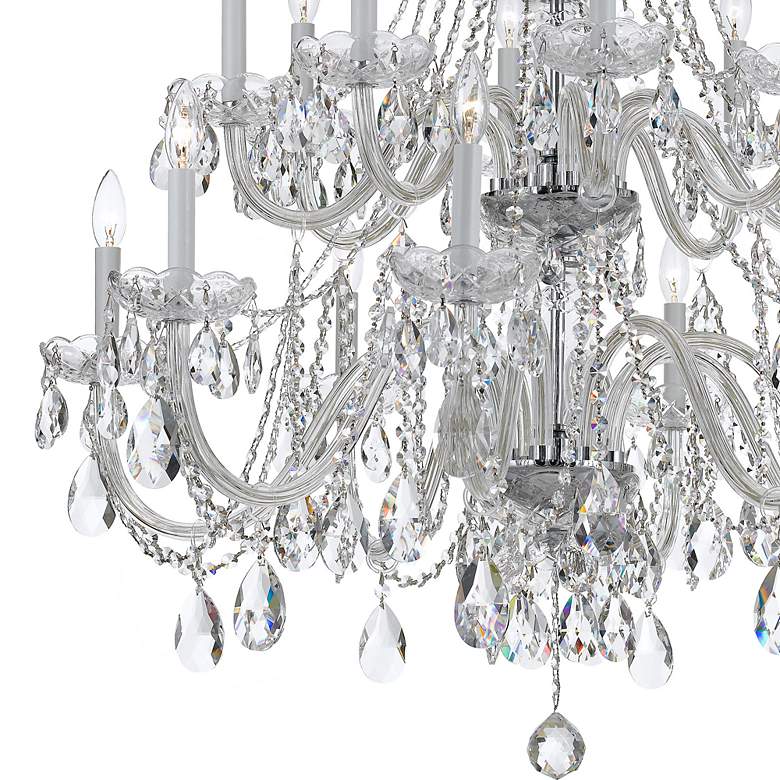 Image 3 Crystorama 37" Wide Chrome 16-Light Traditional Crystal Chandelier more views