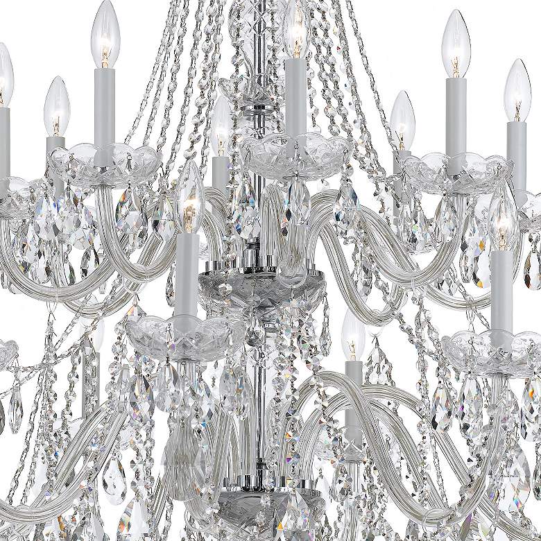 Image 5 Crystorama 37 inch Wide Chrome 16-Light Traditional Crystal Chandelier more views