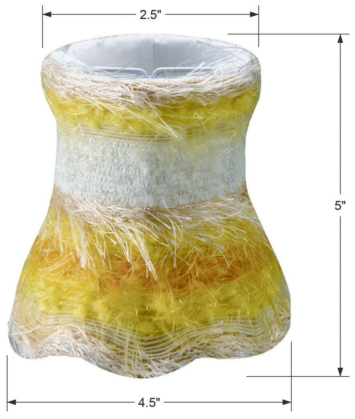 Image 3 Crystorama 5" Yellow Mini Shade more views