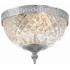 Crystorama 8" Wide Polished Chrome Ceiling Light