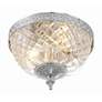 4_Crystorama 8" Wide Polished Chrome Ceiling Light more views