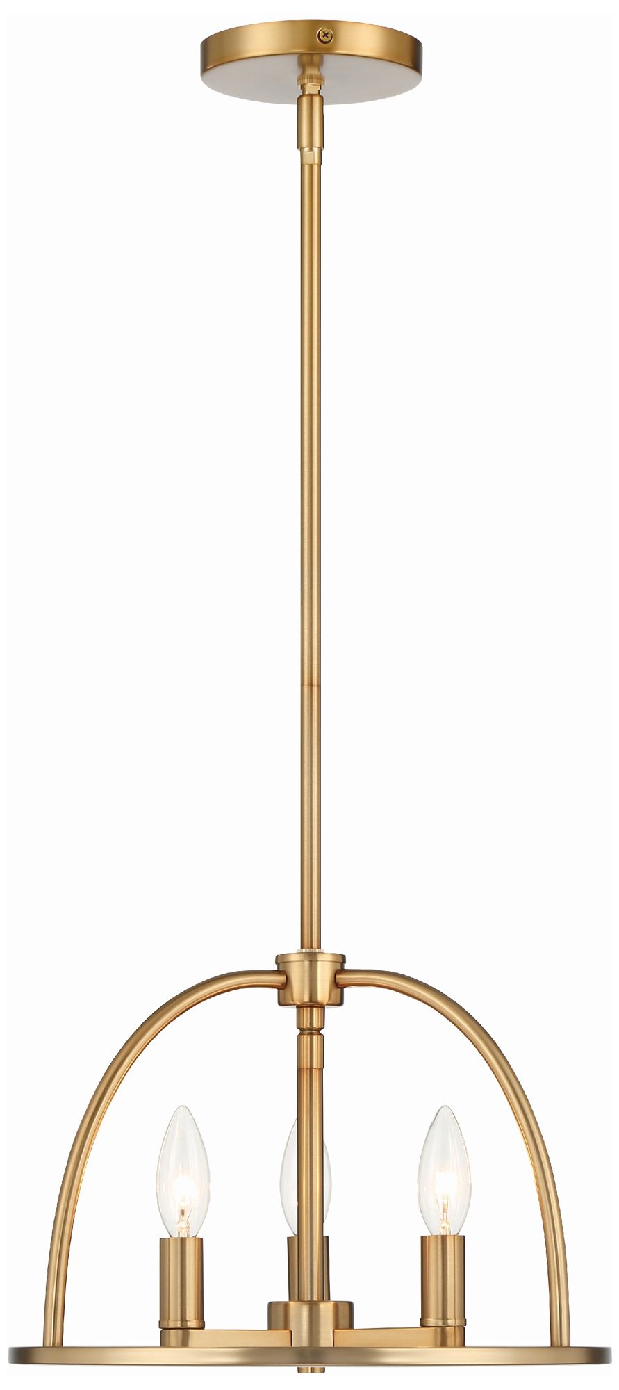Crystorama Abbott 13.75'' Vibrant Gold Chandelier