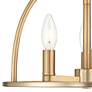 Thumbnail2 of Crystorama Abbott 13 3/4" Wide Vibrant Gold Ceiling Light more views
