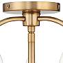 Thumbnail3 of Crystorama Abbott 13 3/4" Wide Vibrant Gold Ceiling Light more views
