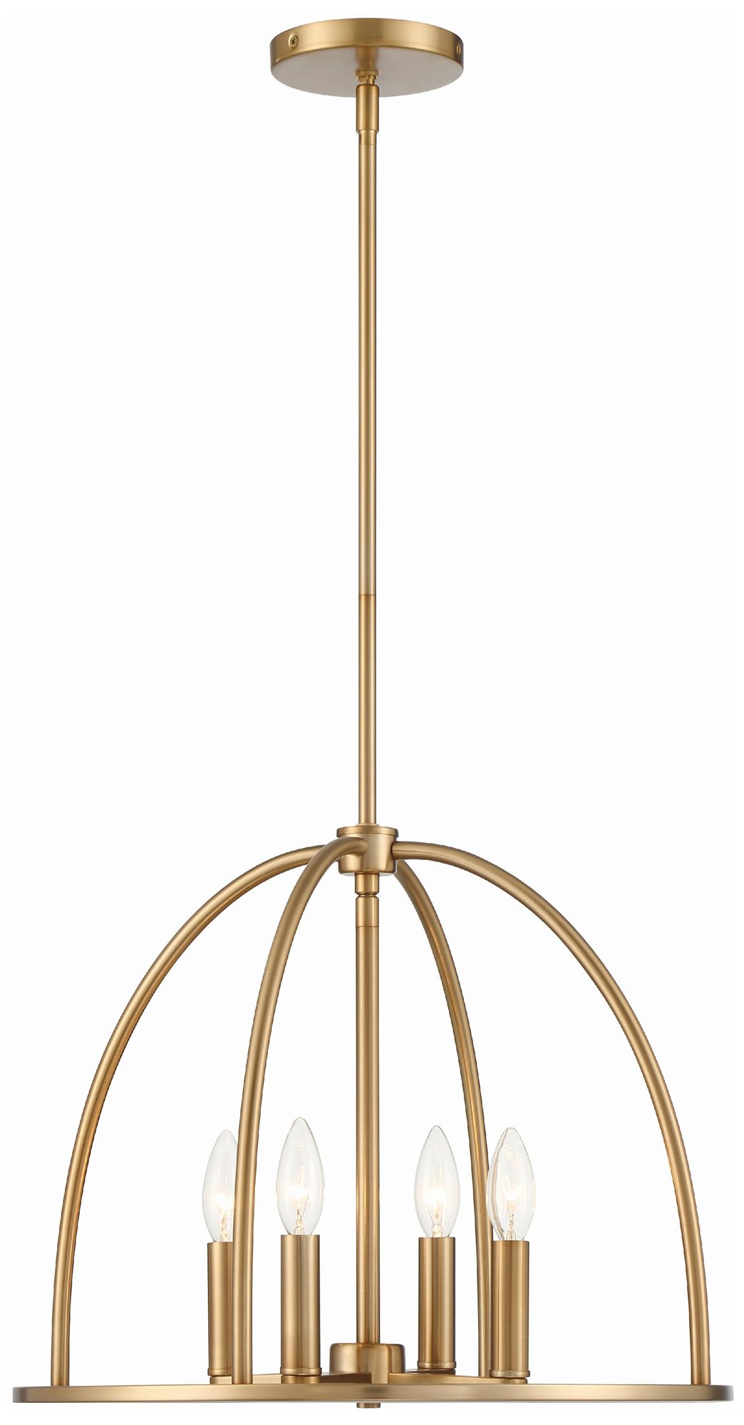 Crystorama Abbott 18.25'' Vibrant Gold Chandelier