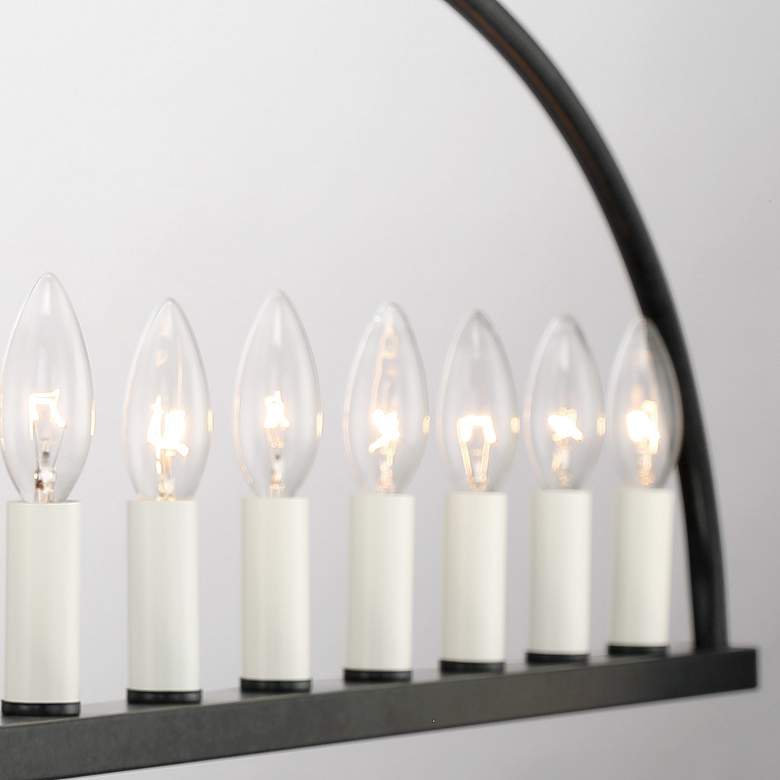 Image 6 Crystorama Abbott 54" Wide Black 11-Light Island Chandelier more views