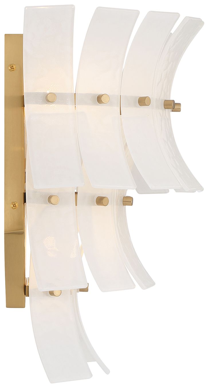 Image 4 Crystorama Abigail 15'' Aged Brass Sconce more views