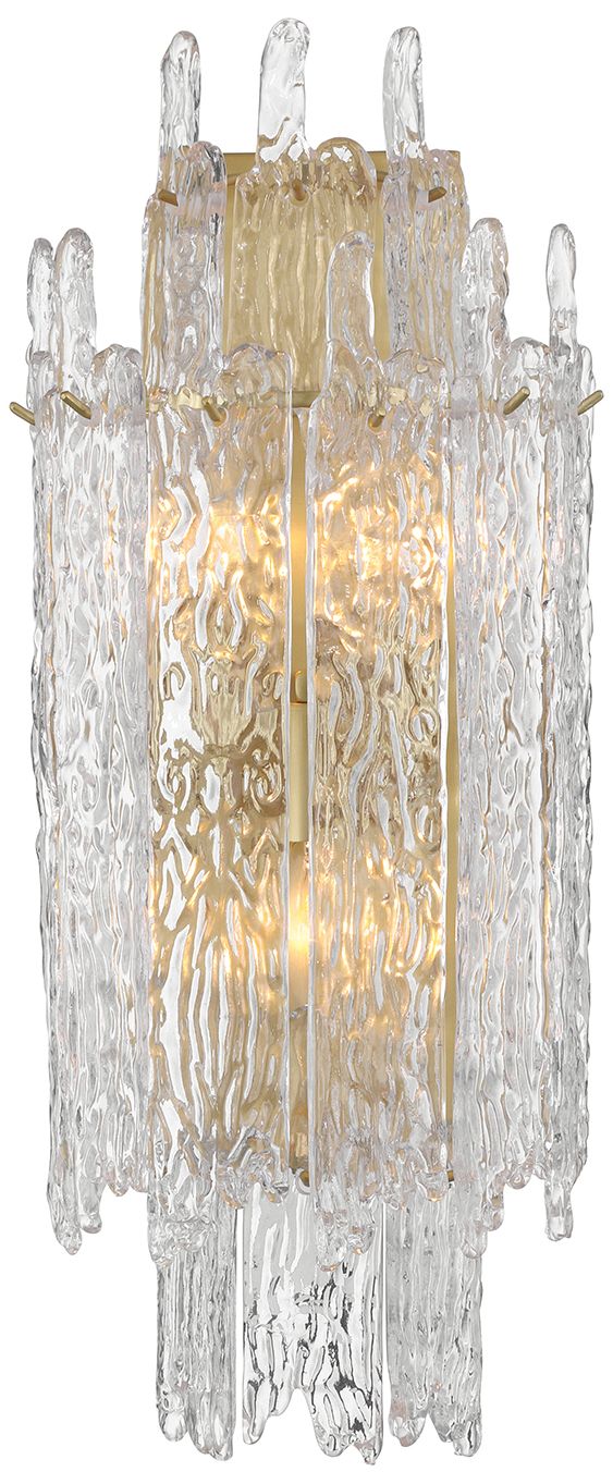 Crystorama Ackerly 20" High Aged Brass Wall Sconce