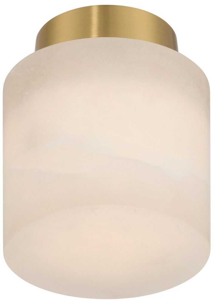 Thumbnail4 of Crystorama Acme 5.75'' Aged Brass Semi Flush Mount more views