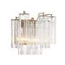 3_Crystorama Addis 11 3/4" High Aged Brass Wall Sconce more views