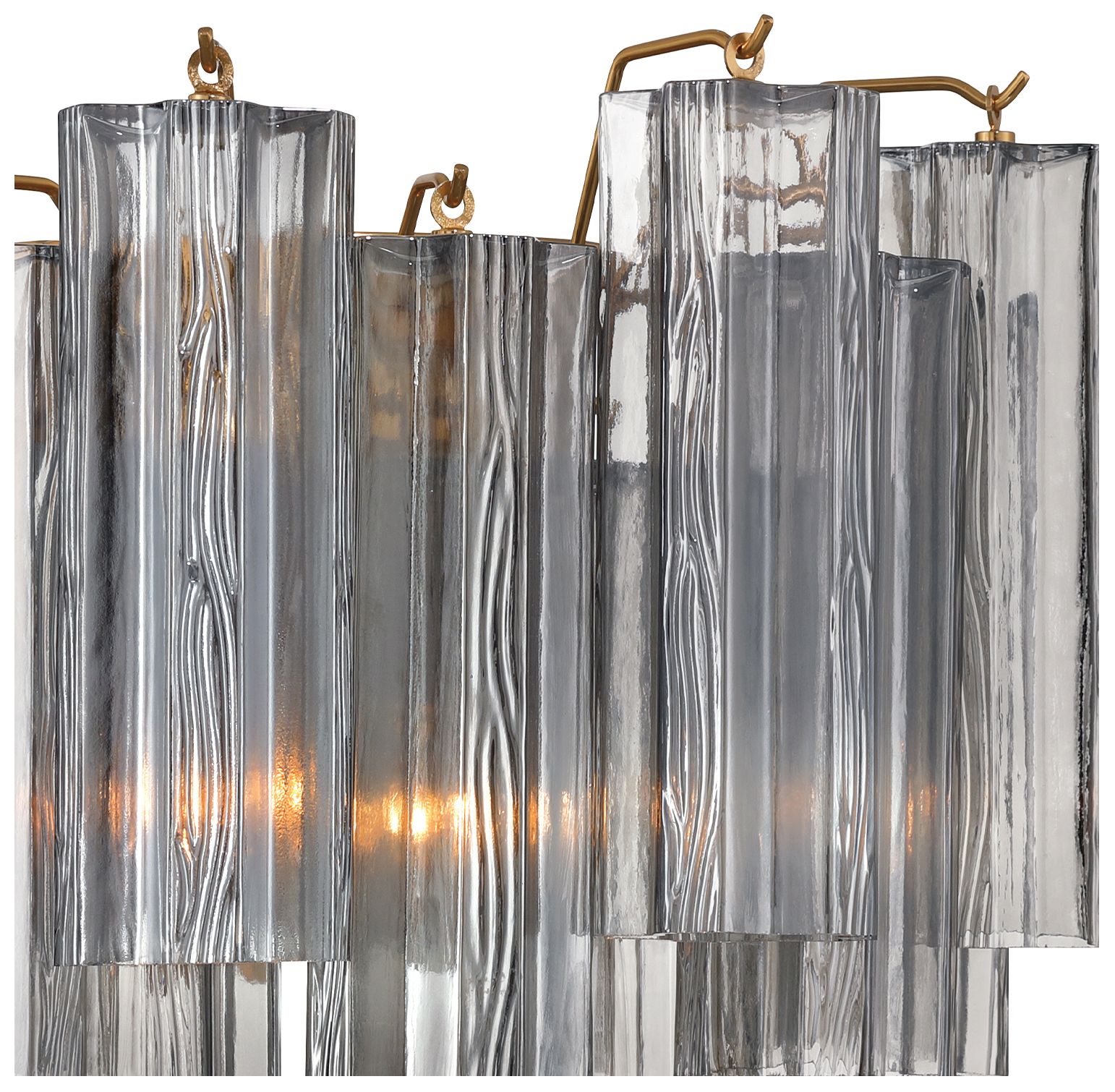 Crystorama Addis 14.5'' Aged Brass Sconce