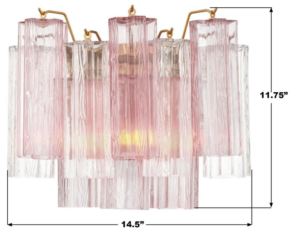 Image 7 Crystorama Addis 14.5'' Aged Brass Sconce more views