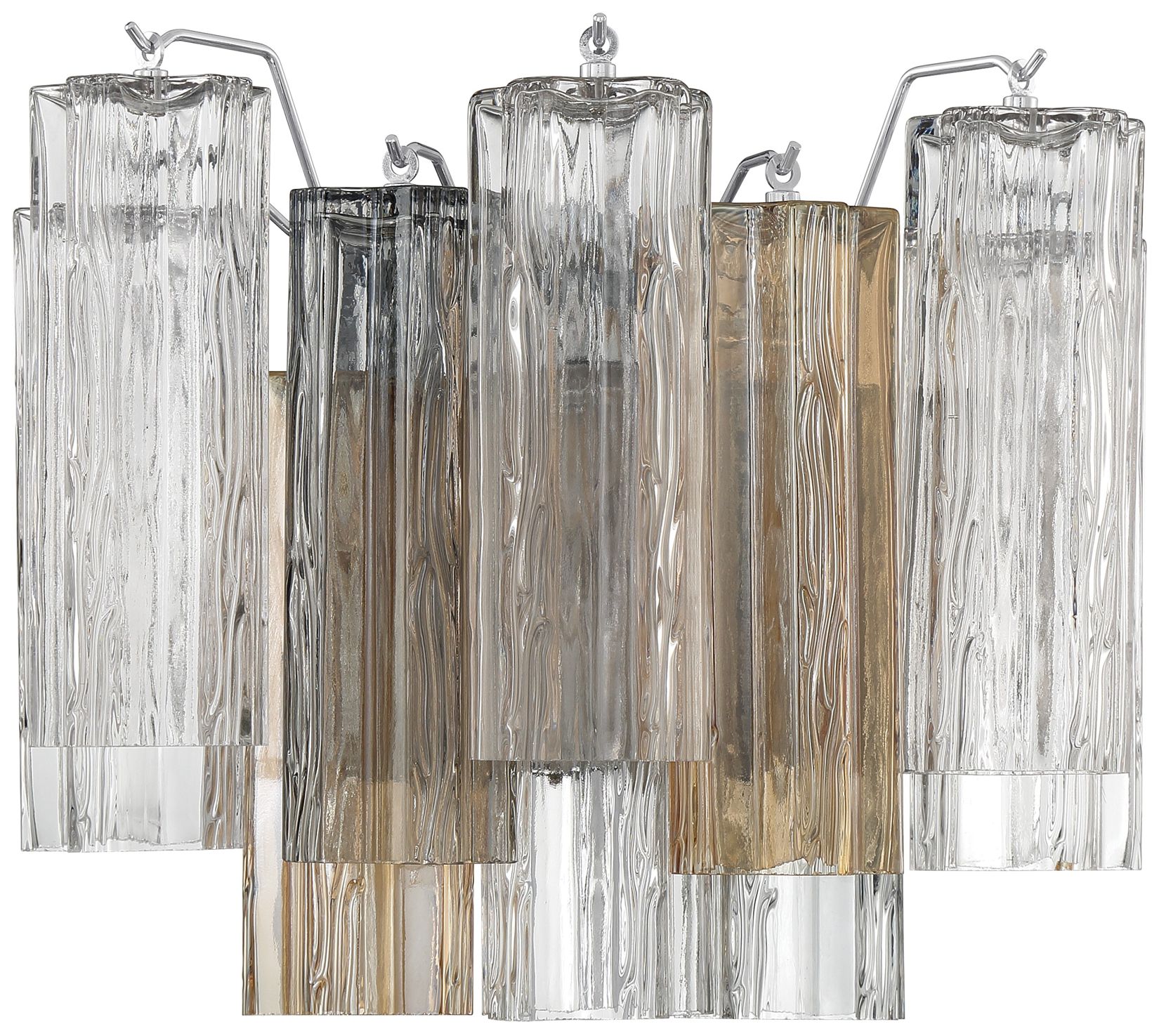 Thumbnail1 of Crystorama Addis 14.5'' Polished Chrome Sconce