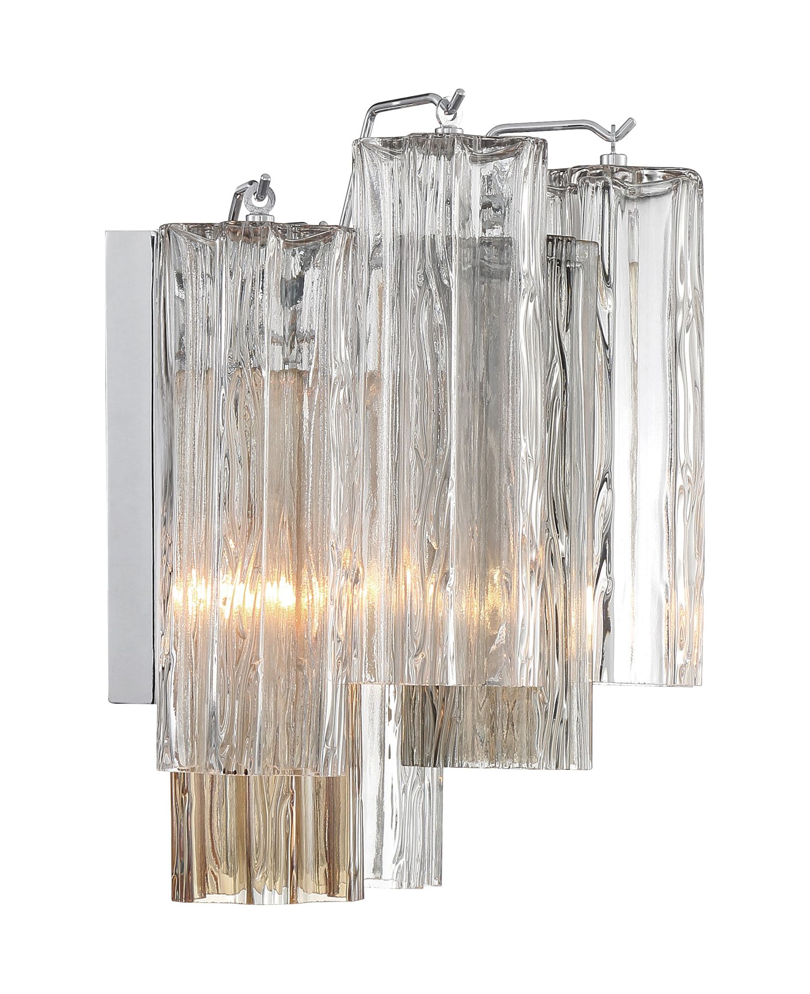 Crystorama Addis 14.5'' Polished Chrome Sconce
