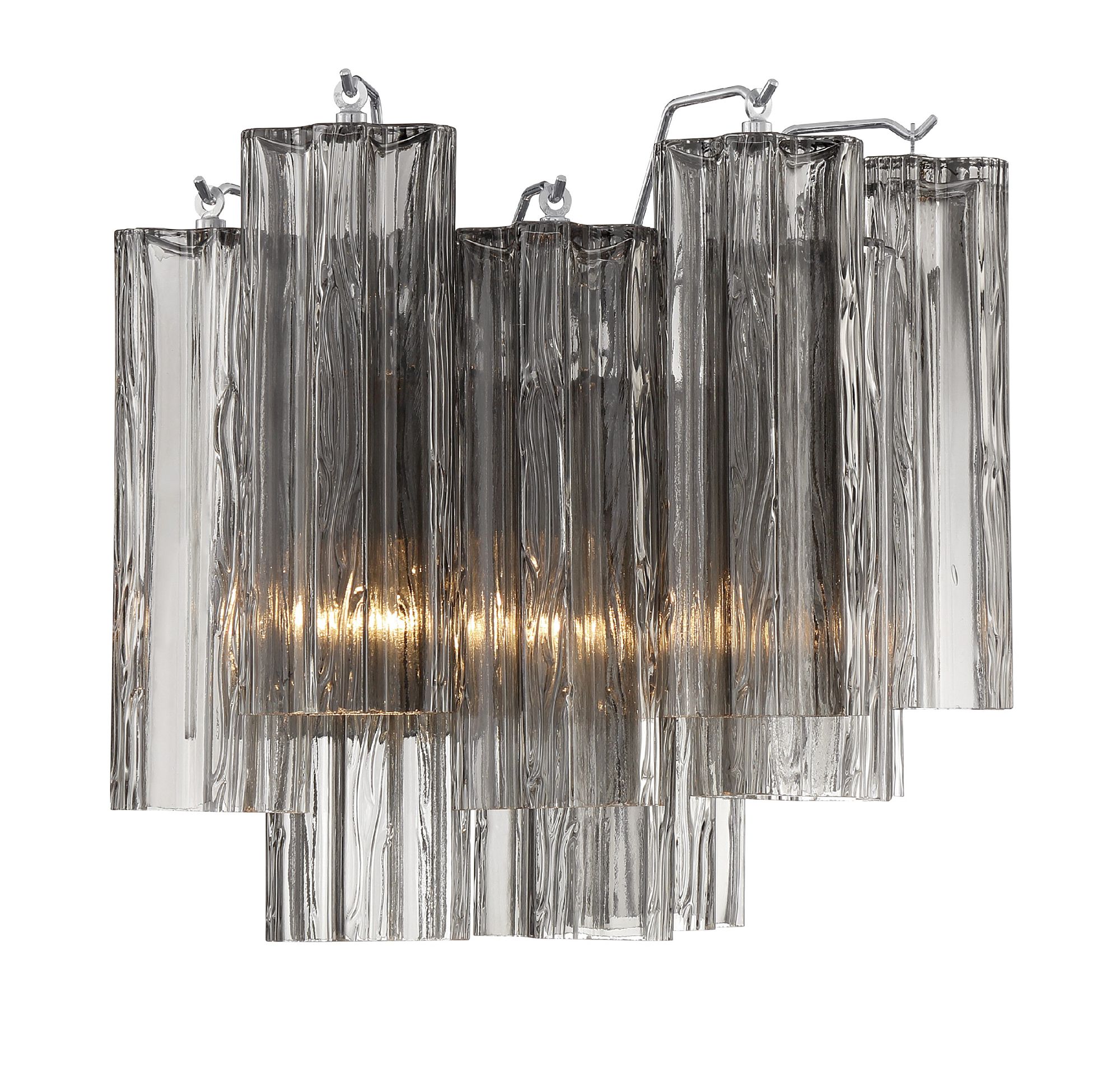Image 3 Crystorama Addis 14.5'' Polished Chrome Sconce more views