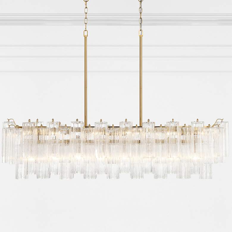 Image 6 Crystorama Addis 14 Light Aged Brass Chandelier more views