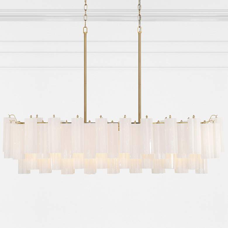 Image 6 Crystorama Addis 14 Light Aged Brass Chandelier more views