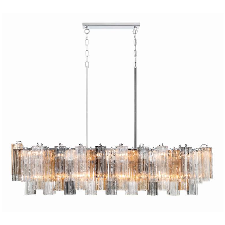 Image 1 Crystorama Addis 14 Light Polished Chrome Chandelier