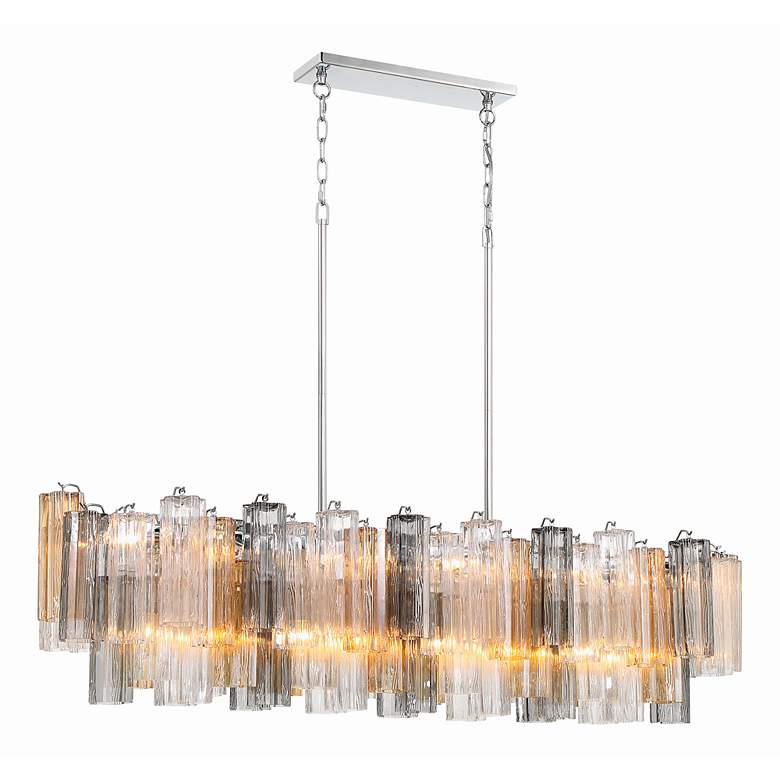 Image 2 Crystorama Addis 14 Light Polished Chrome Chandelier more views