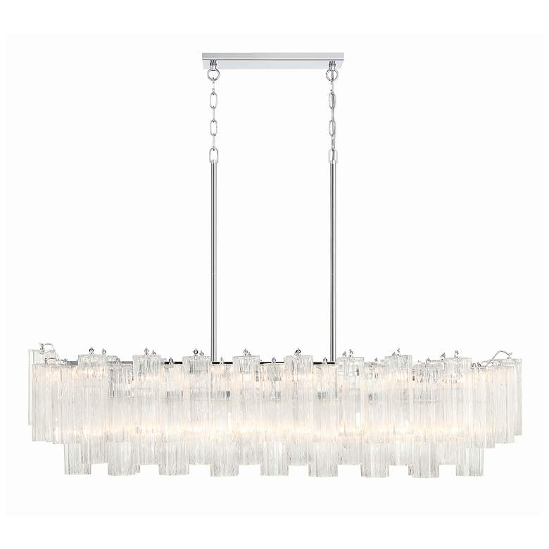 Image 2 Crystorama Addis 14 Light Polished Chrome Chandelier