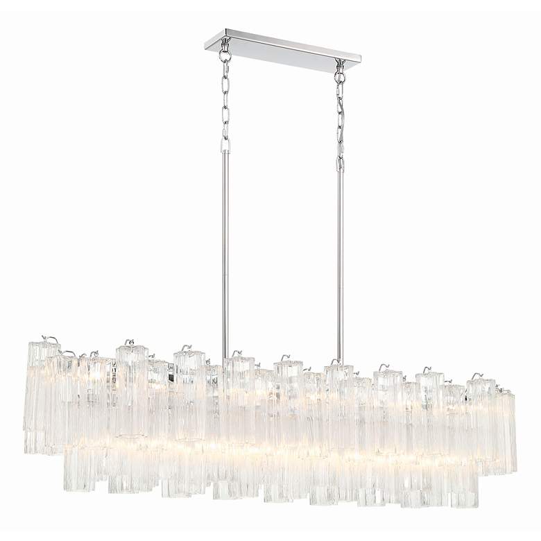 Image 3 Crystorama Addis 14 Light Polished Chrome Chandelier more views