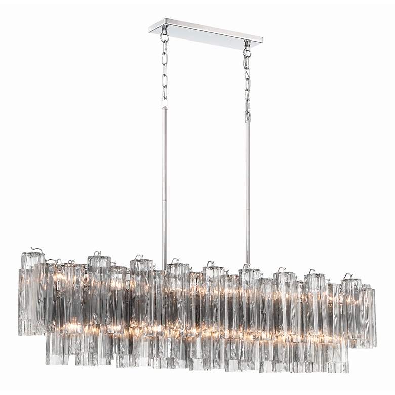 Image 2 Crystorama Addis 14 Light Polished Chrome Chandelier more views