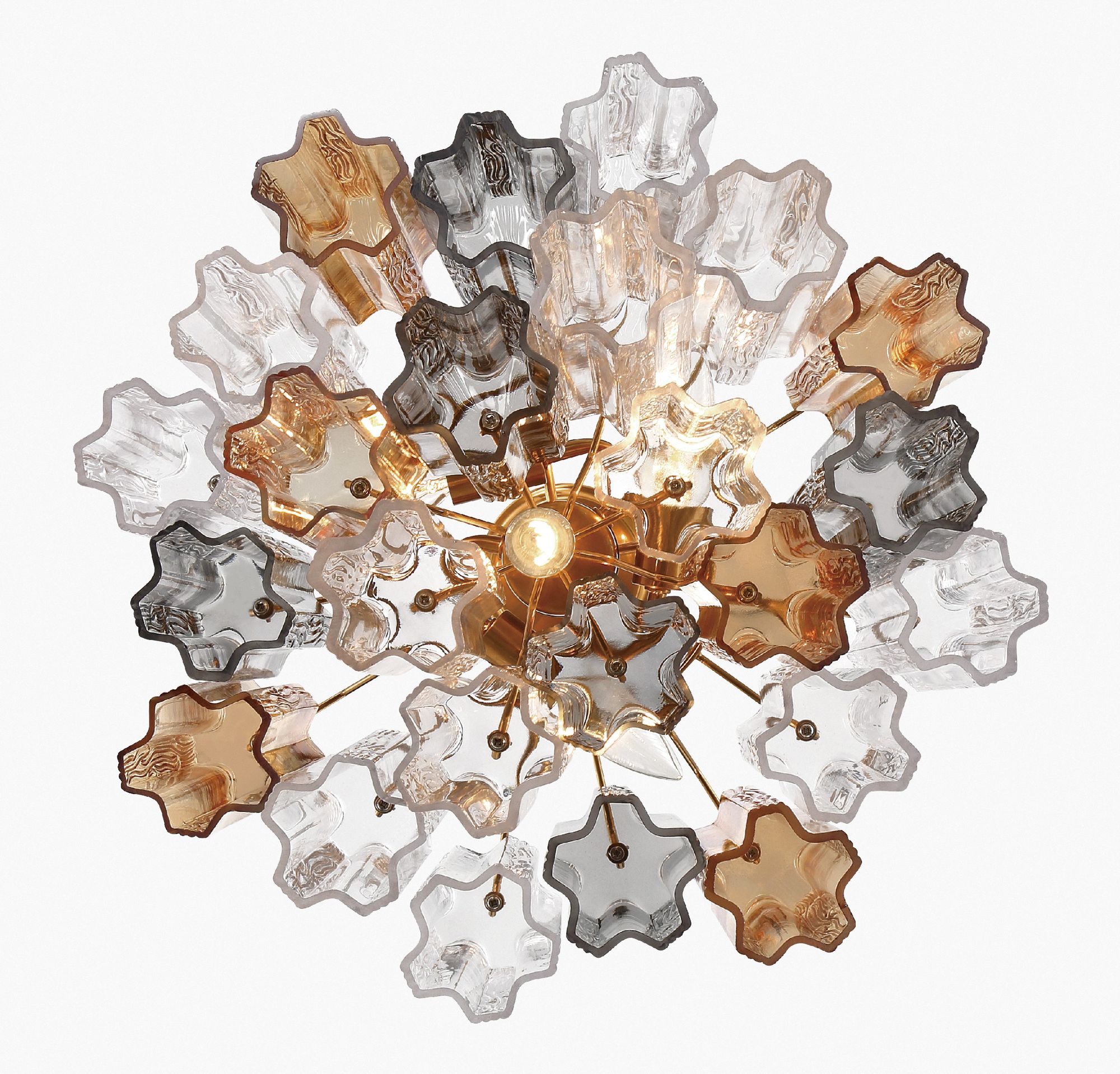 Image 6 Crystorama Addis 17.75'' Aged Brass Chandelier more views