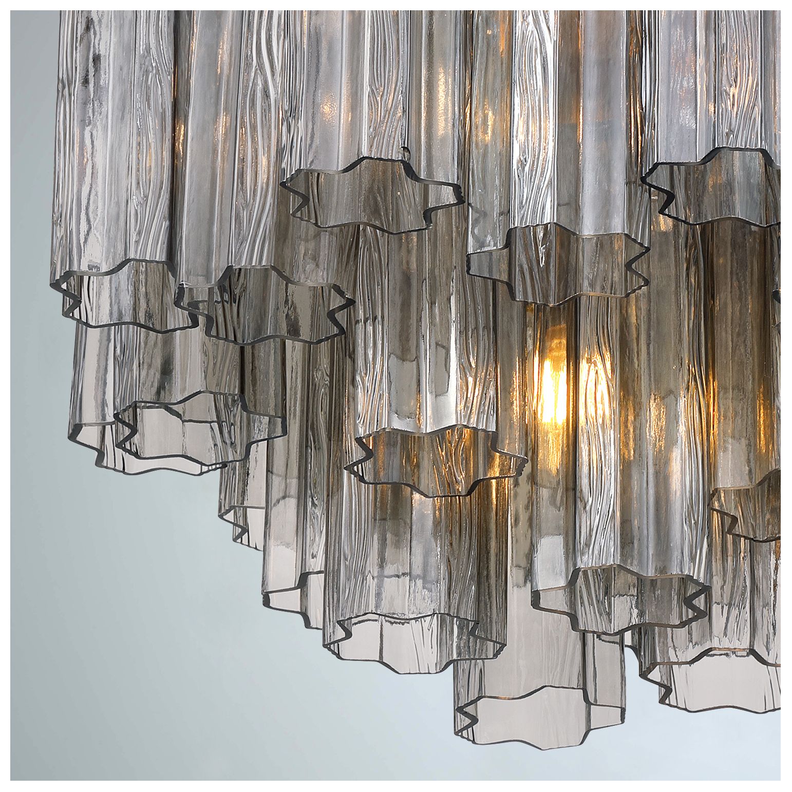 Image 5 Crystorama Addis 17.75'' Aged Brass Semi Flush Mount more views