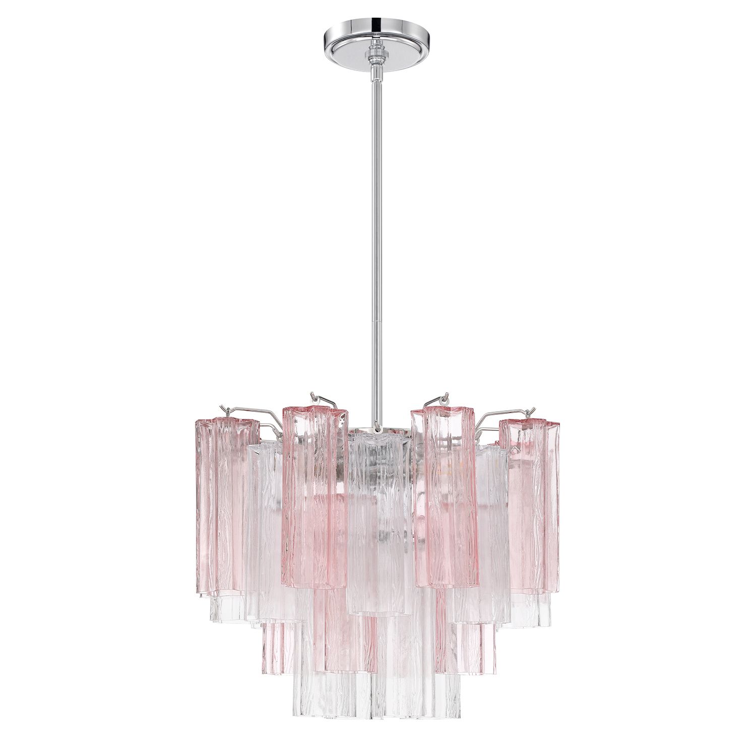 Image 2 Crystorama Addis 17.75'' Polished Chrome Chandelier more views