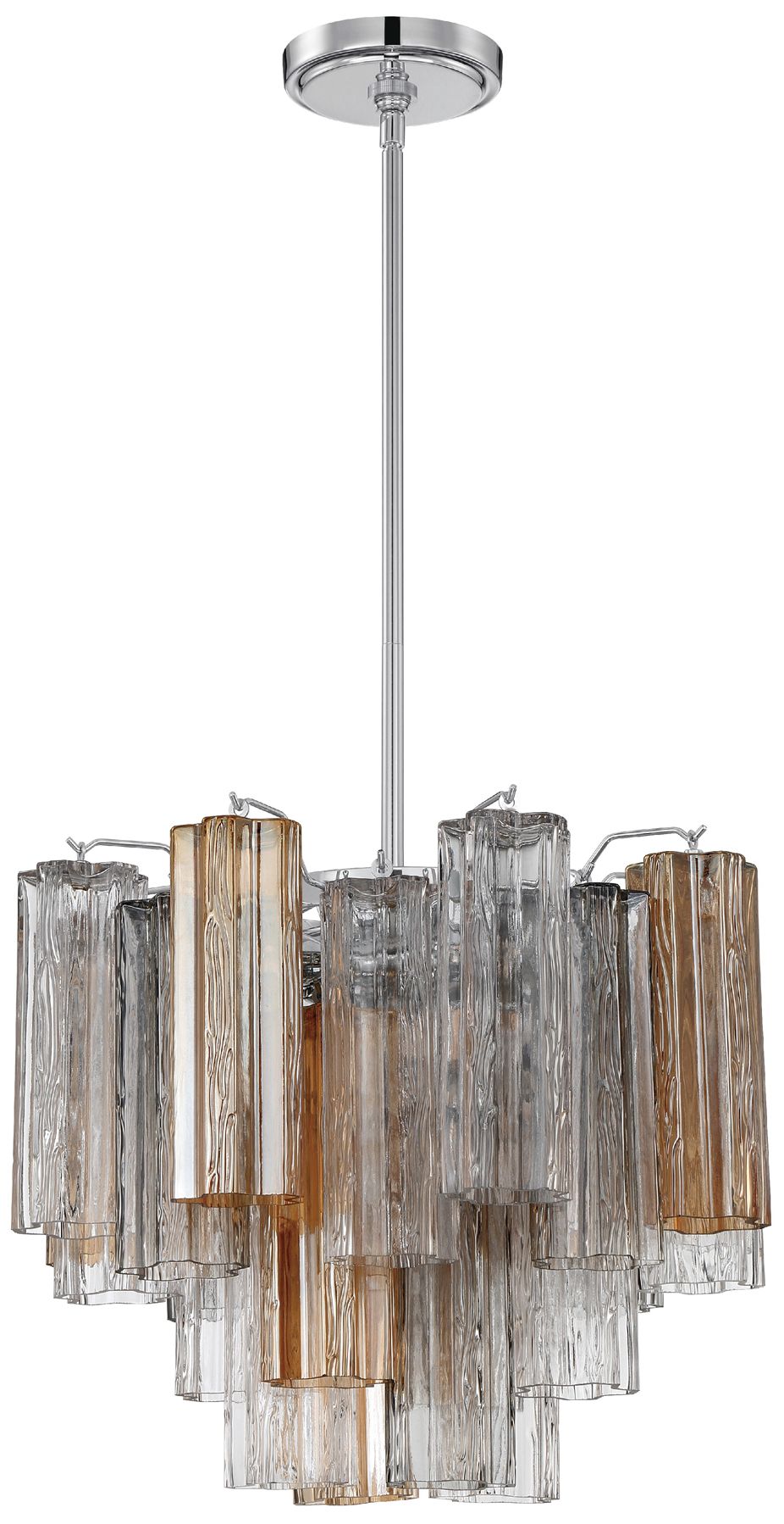 Crystorama Addis 17.75'' Polished Chrome Chandelier