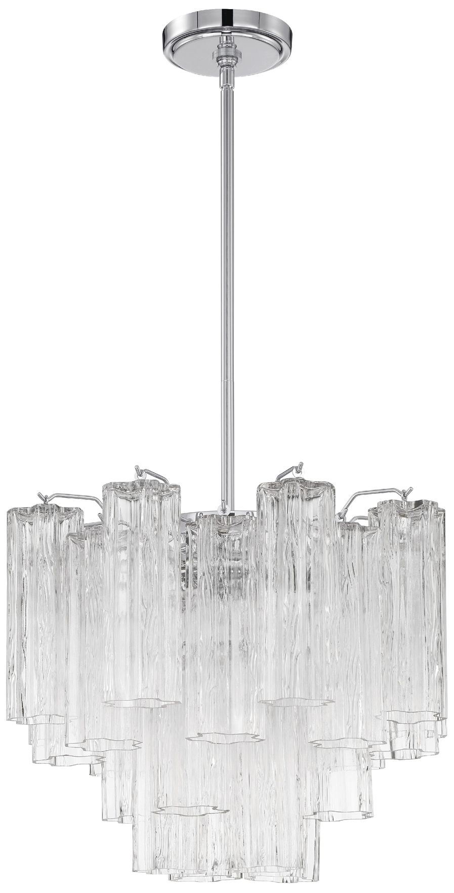 Crystorama Addis 17.75'' Polished Chrome Chandelier