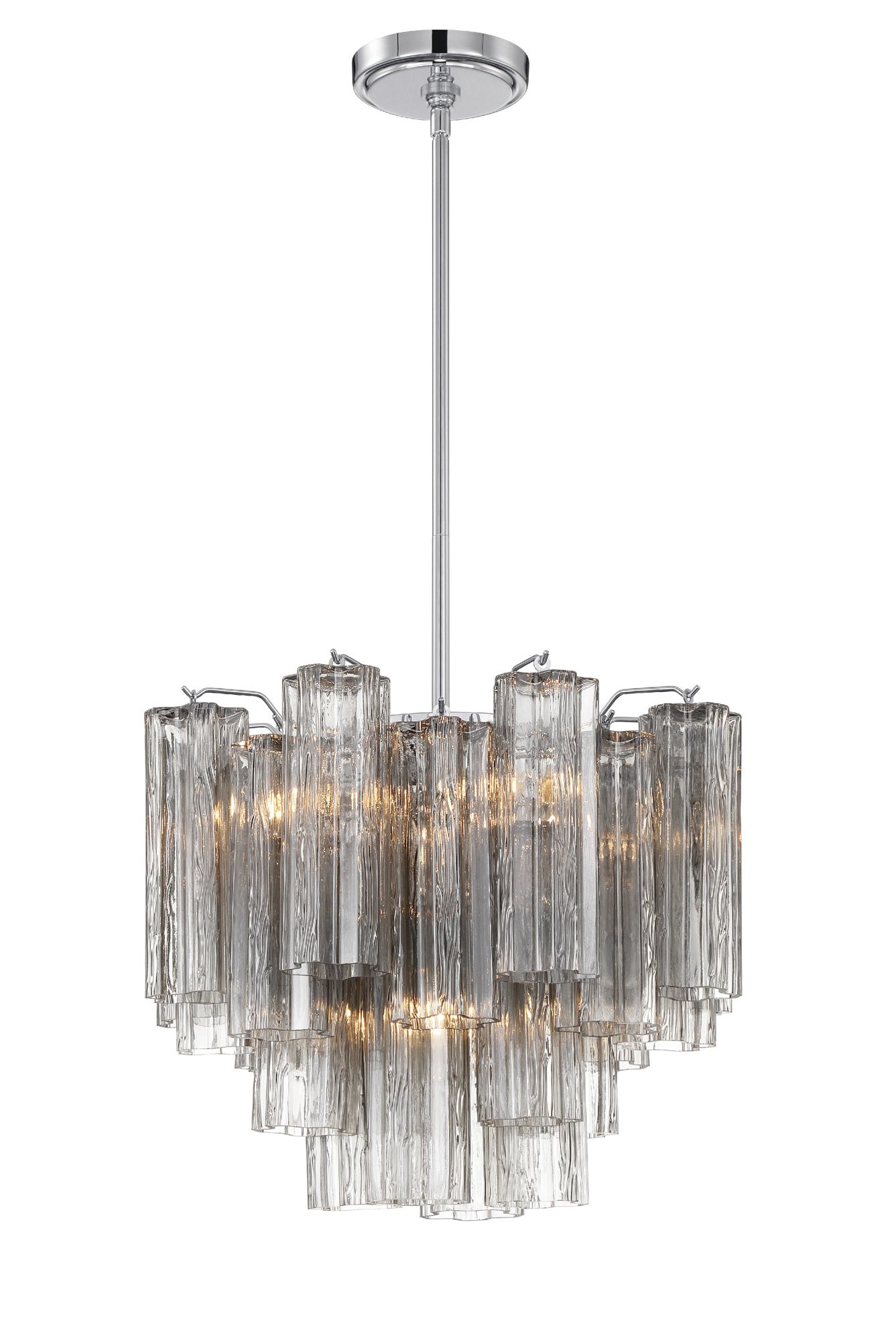 Image 3 Crystorama Addis 17.75'' Polished Chrome Chandelier more views