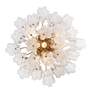5_Crystorama Addis 17 3/4" Wide Aged Brass Ceiling Light more views