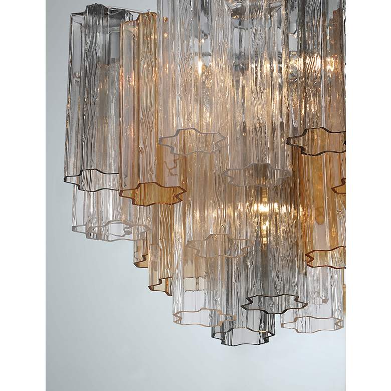 Image 6 Crystorama Addis 17 3/4" Wide Polished Chrome Ceiling Light more views