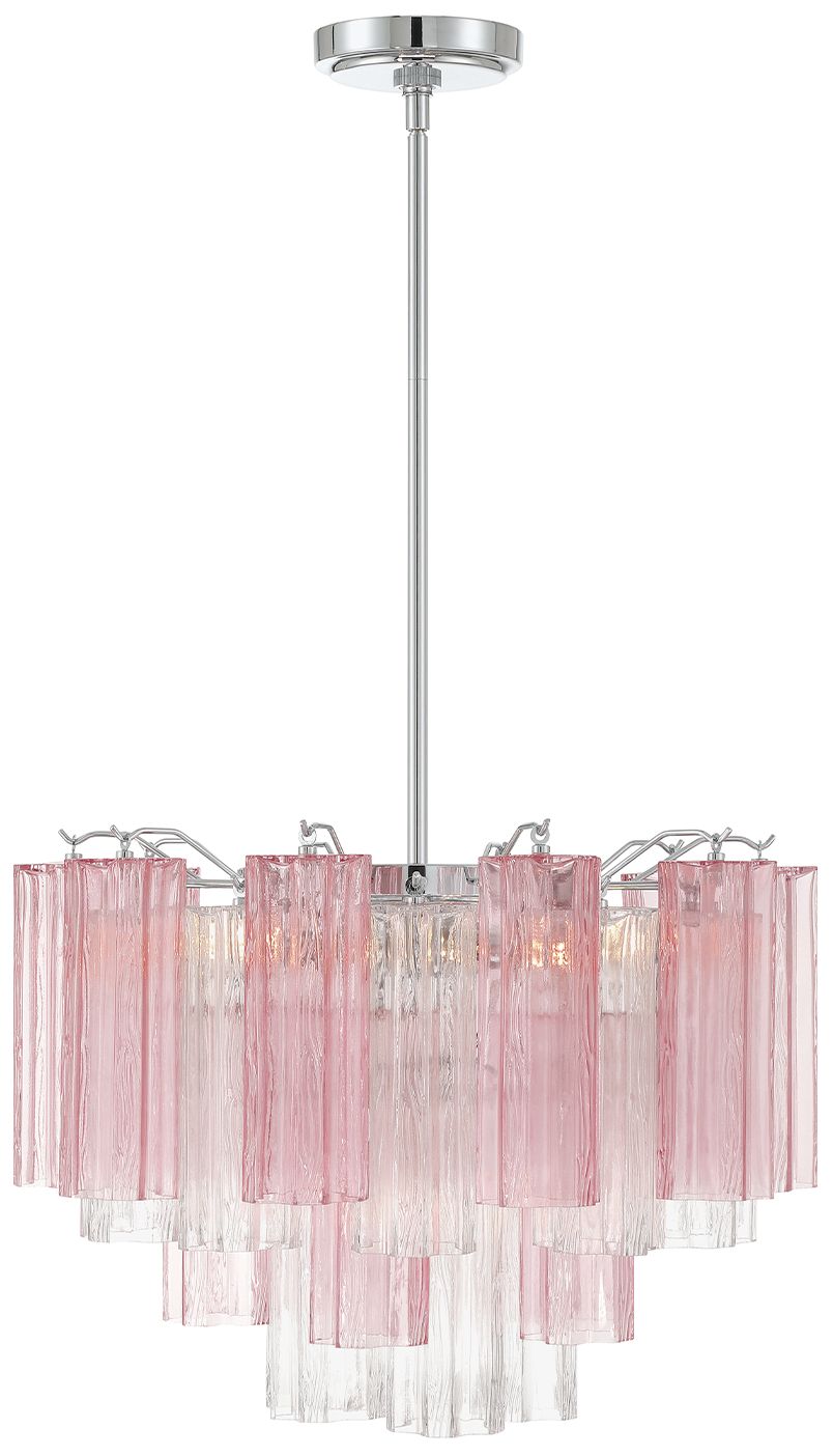 Image 3 Crystorama Addis 19.75'' Polished Chrome Chandelier more views