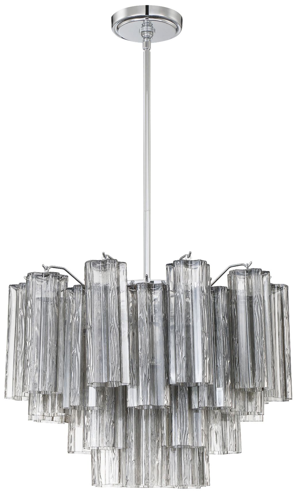 Image 2 Crystorama Addis 19.75'' Polished Chrome Chandelier