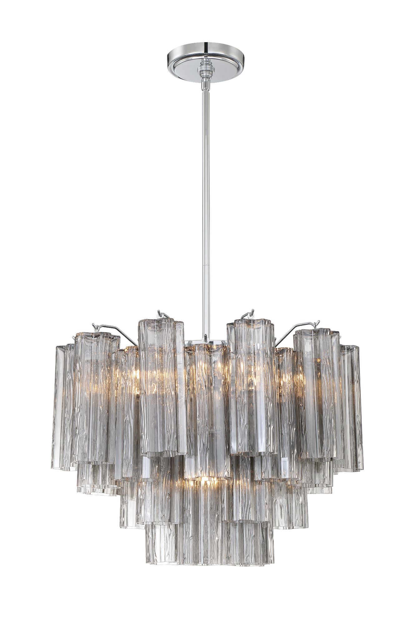 Image 3 Crystorama Addis 19.75'' Polished Chrome Chandelier more views