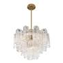 5_Crystorama Addis 19 3/4" Wide Aged Brass 6-Light Chandelier more views
