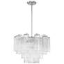 2_Crystorama Addis 20" Wide 6-Light Polished Chrome Crystal Chandelier